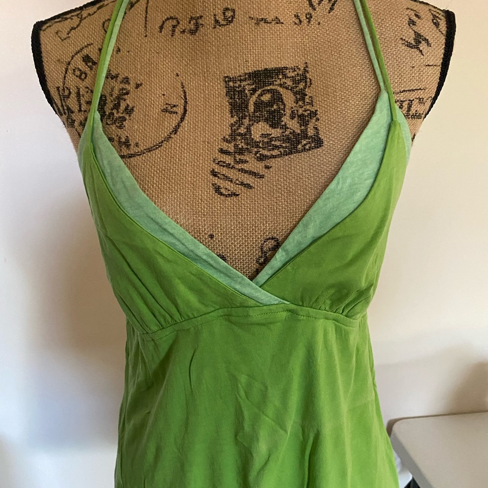JCrew green tank